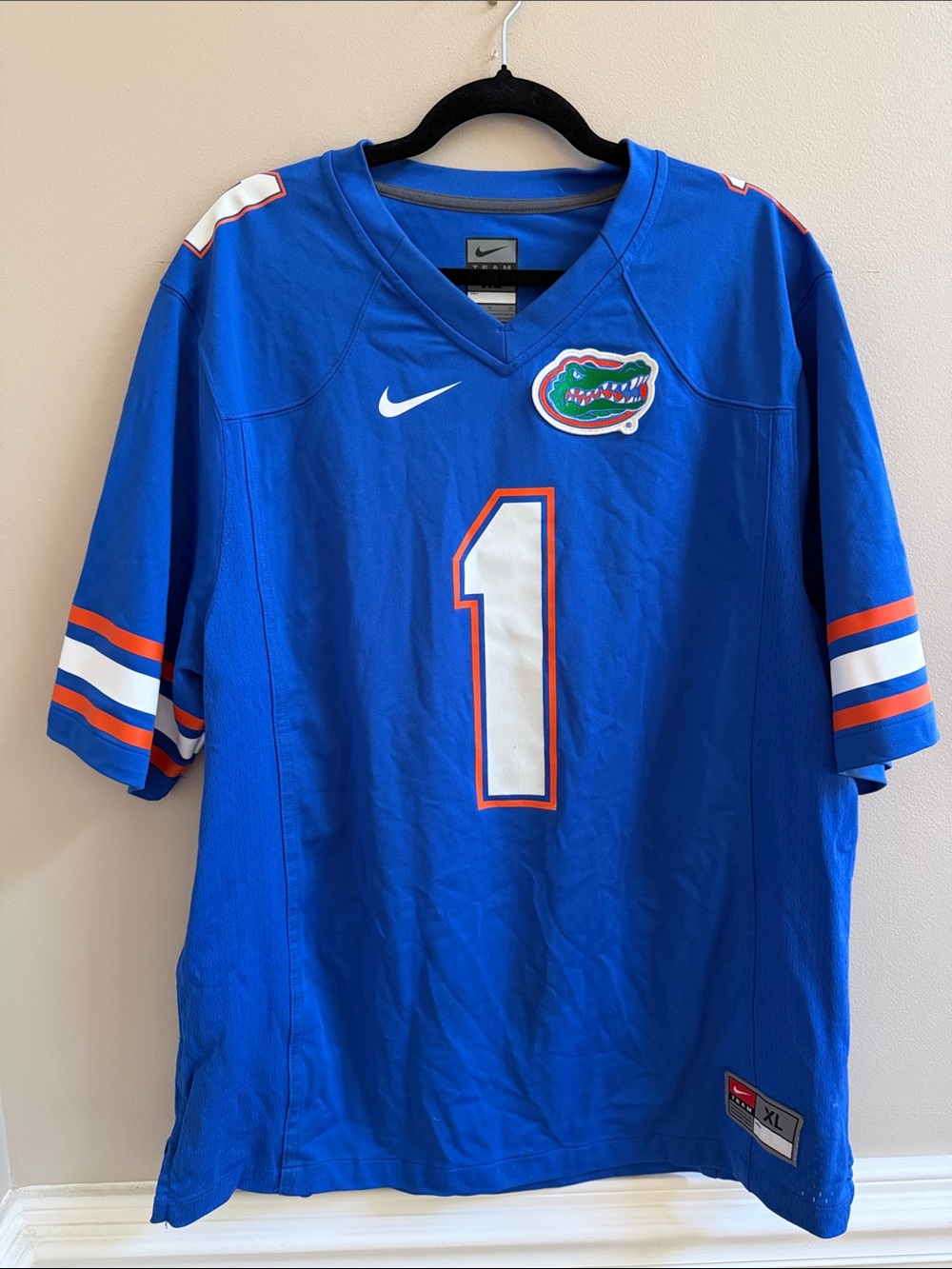 Nike Royal Blue Florida Gators #1 Jersey Size XL